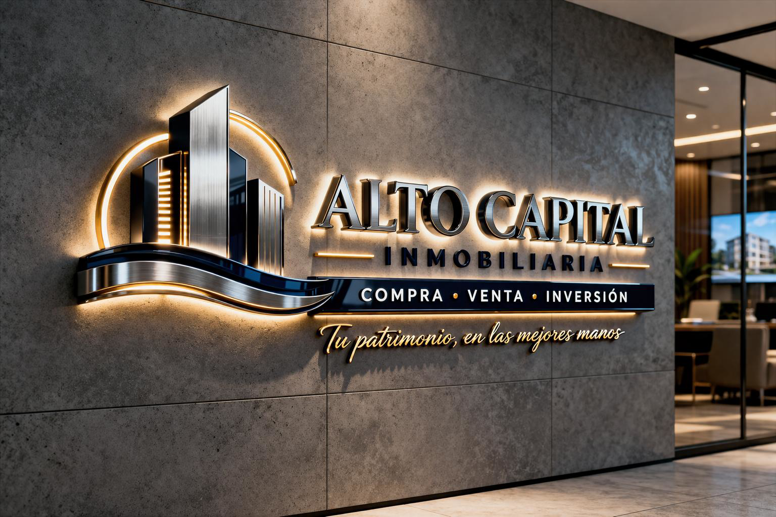 Letras corpóreas para fachadas comerciales
